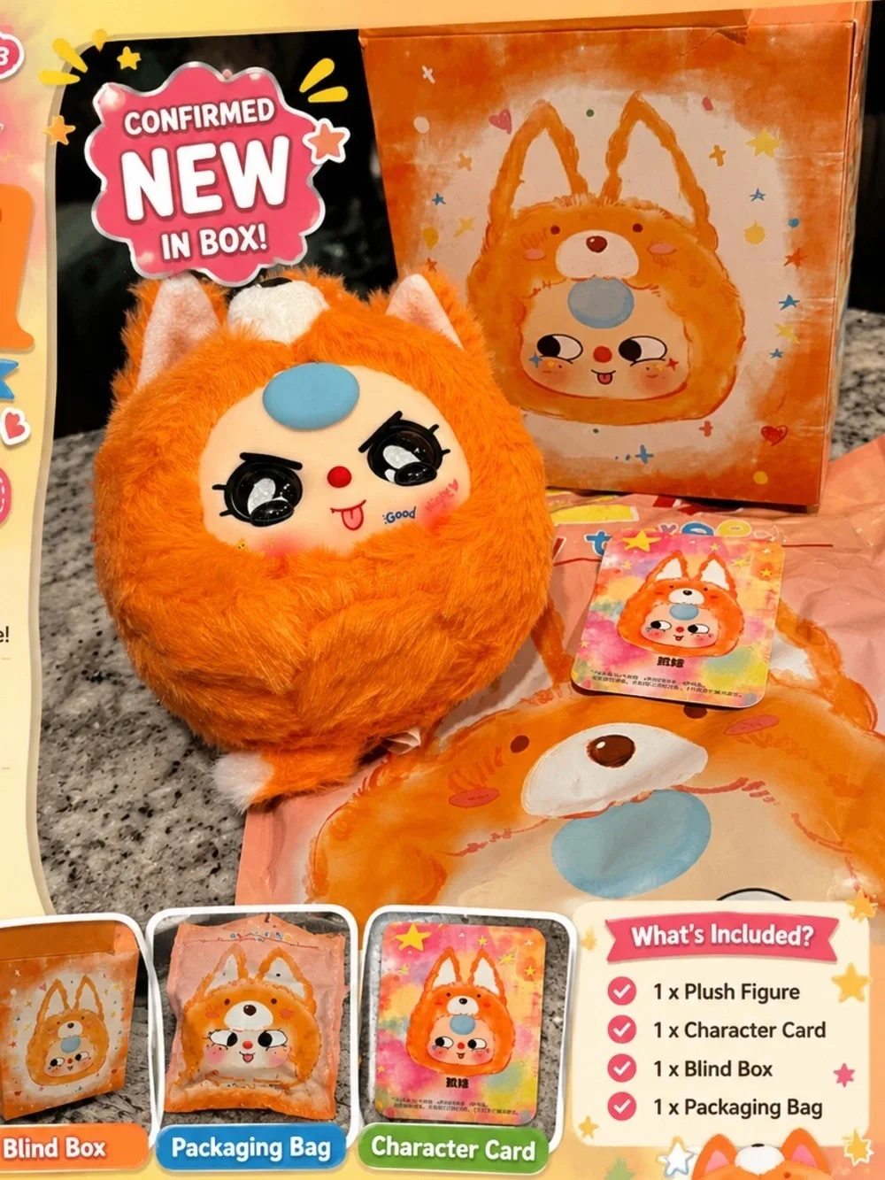 Baby Three (BB3) blind box figure Original series Confirmed new in box and card